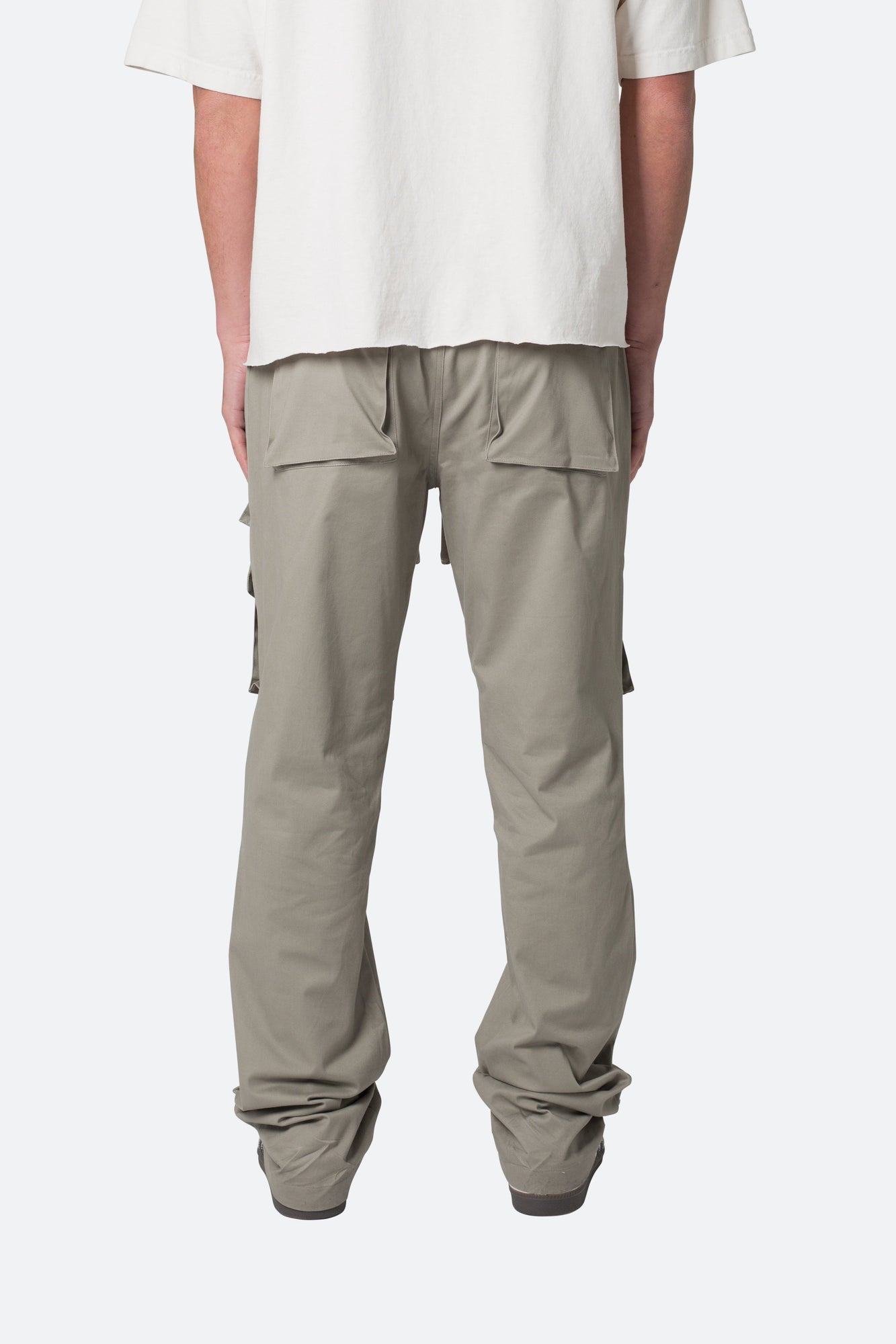 Drawstring Cargo Pants | Grey