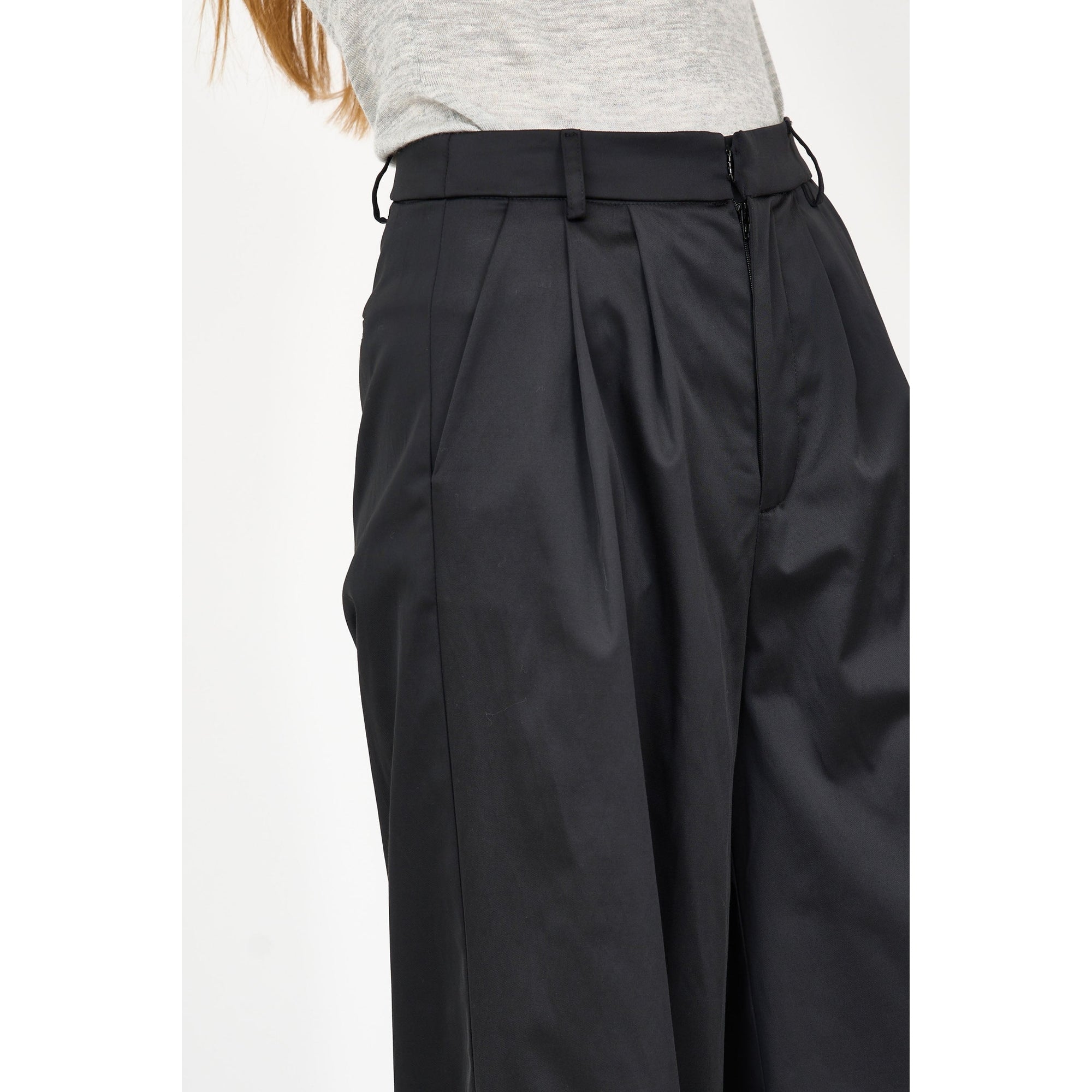 Dylan Pant | Black Satin