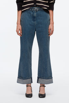 Denim Kick Flare Pant | Blue