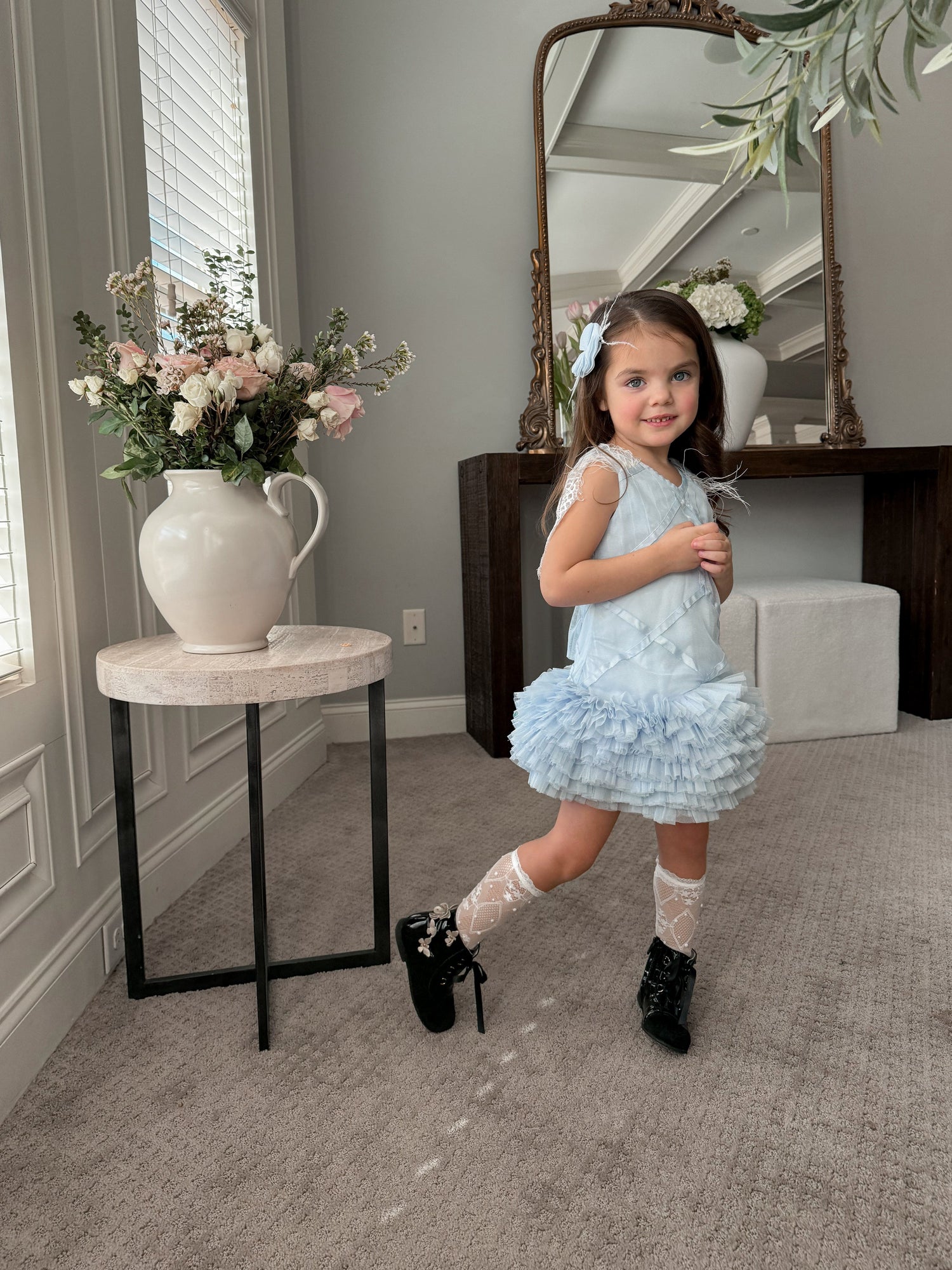 Skylar Blue Tulle Tutu Dress | Blue