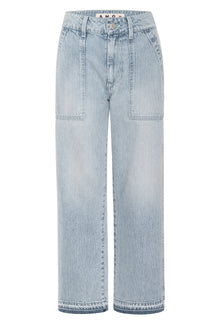AMO Denim | Easy Army Slouch Crop in Enjoy