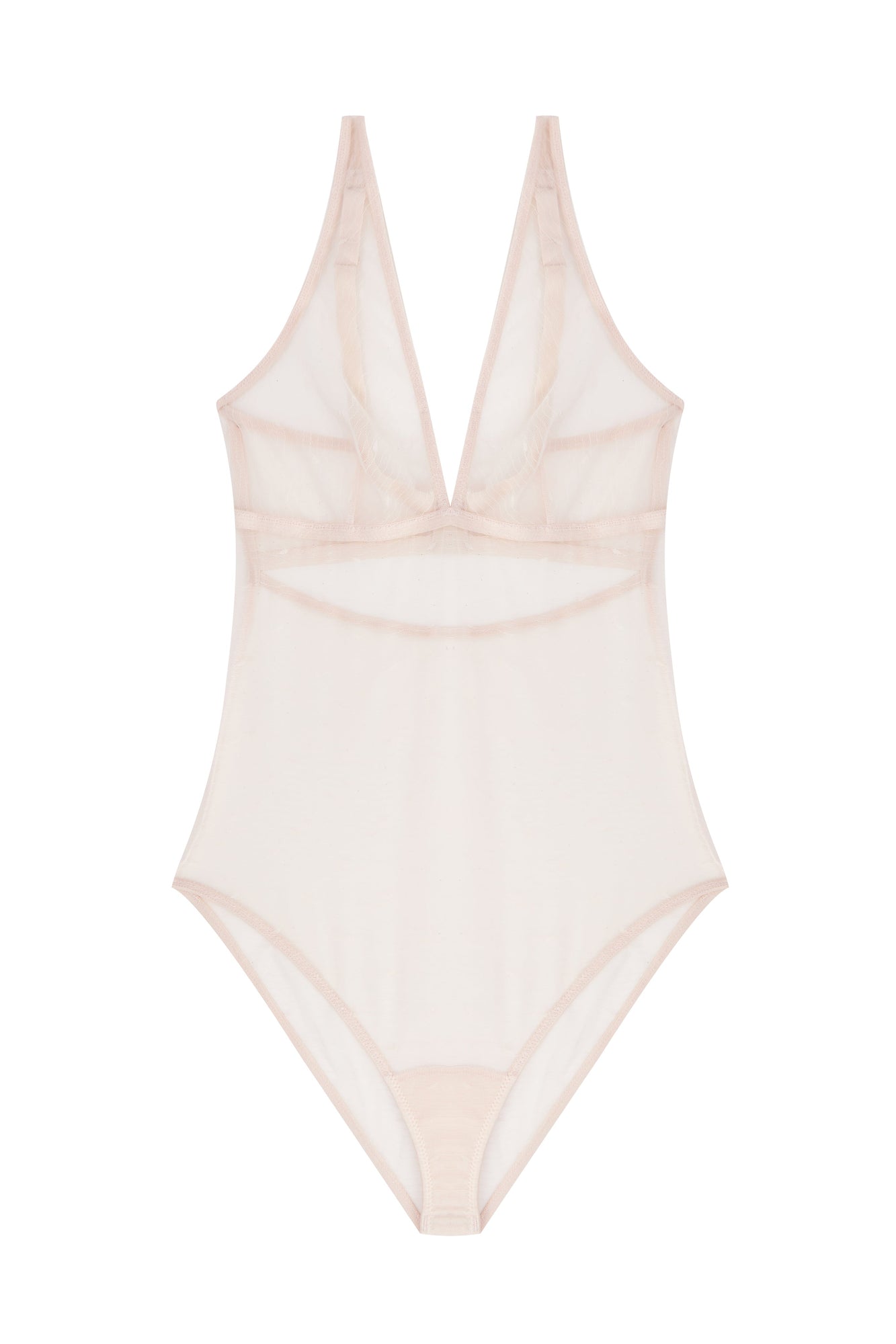 Kate Soft Plunge Bodysuit | Rice