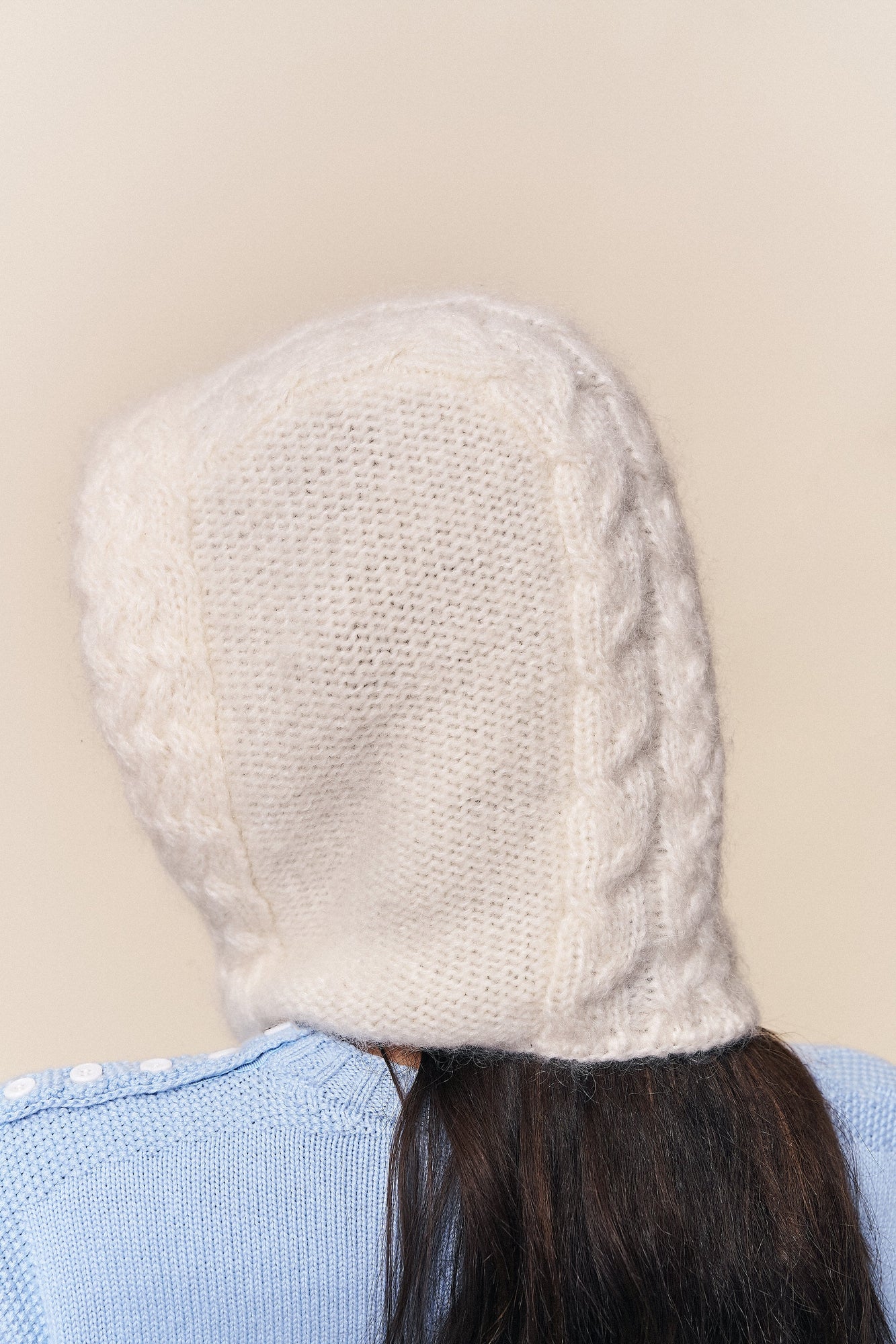 Womens | Cable Knit Hat | Ivory