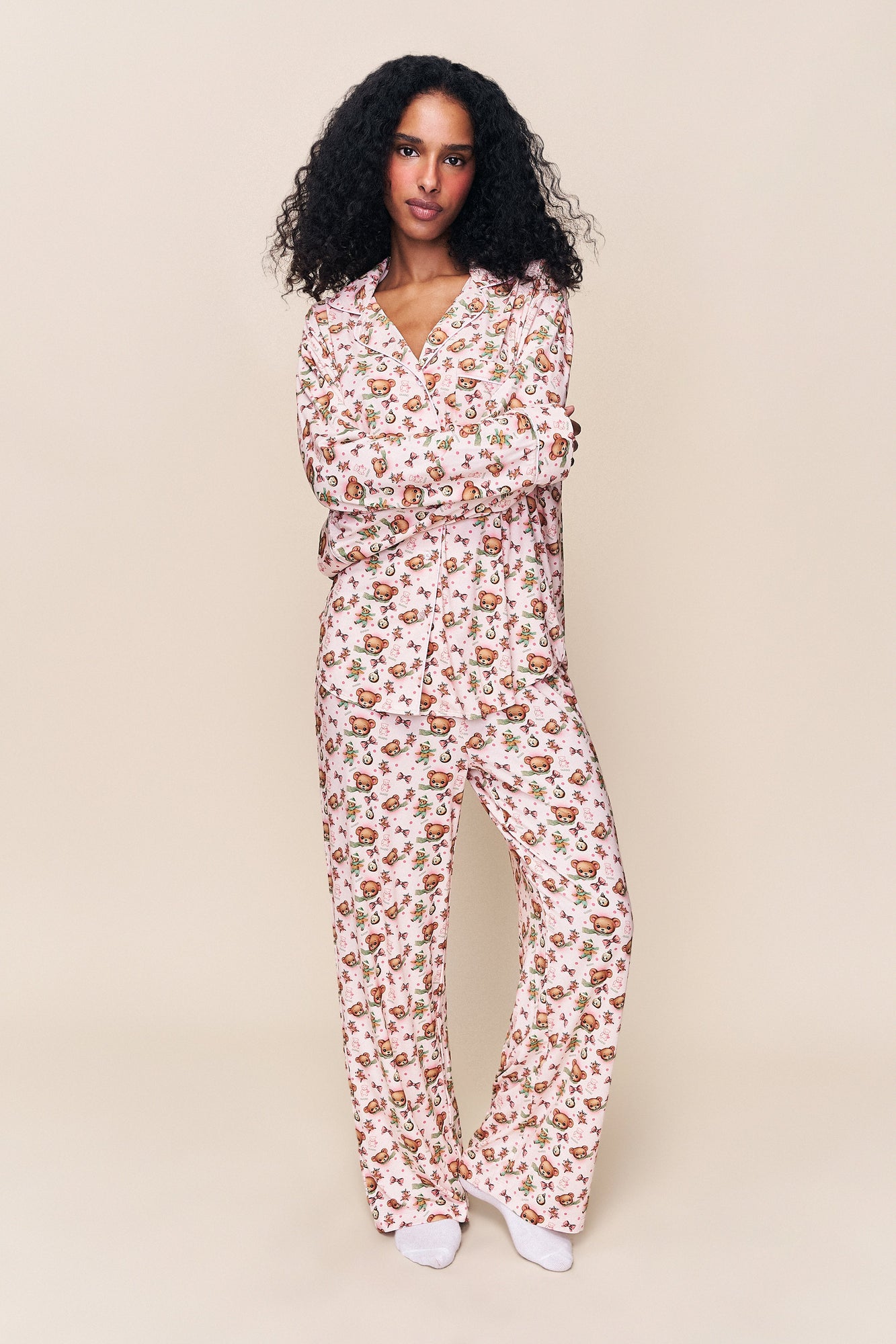 Womens | Ella Set | Holiday Teddy