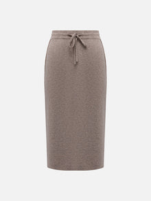 Knitted Skirt | Camel