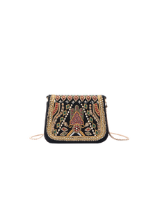 Chain Bag - Small | Black/Gold Multi