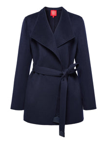 Cashmere Coat | Navy