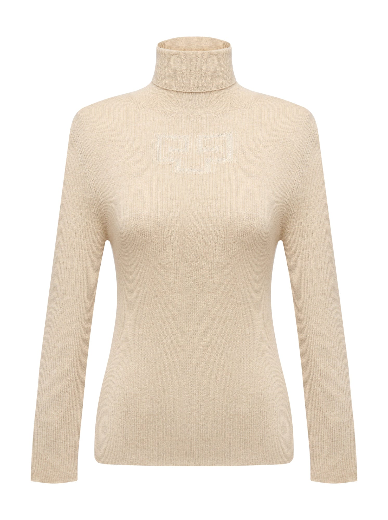 Cashmere Seamless Base Layer Top | Camel