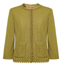 Acetate Lightweight Coat | Green