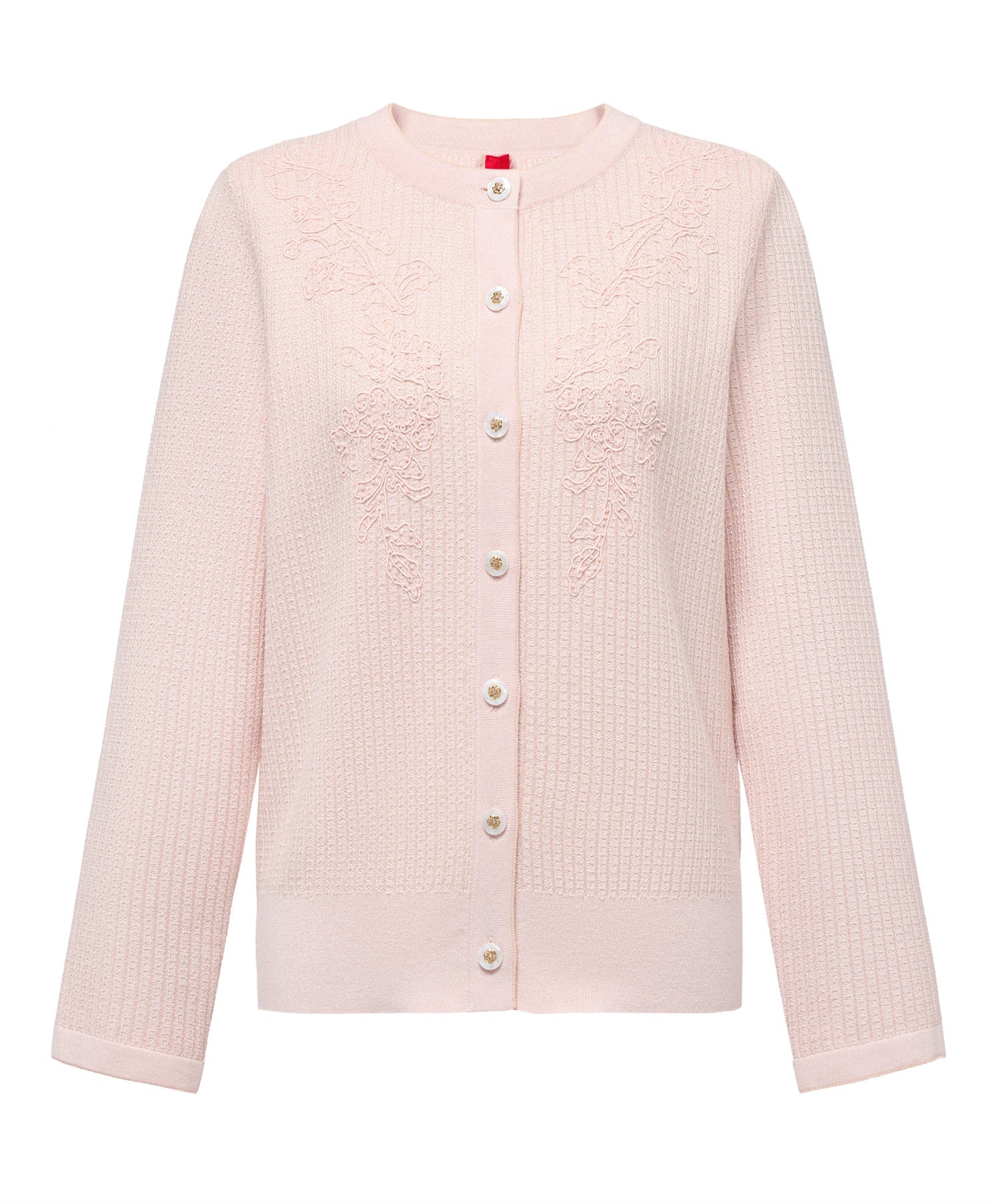 Knit Cardigan Sweater | Pink