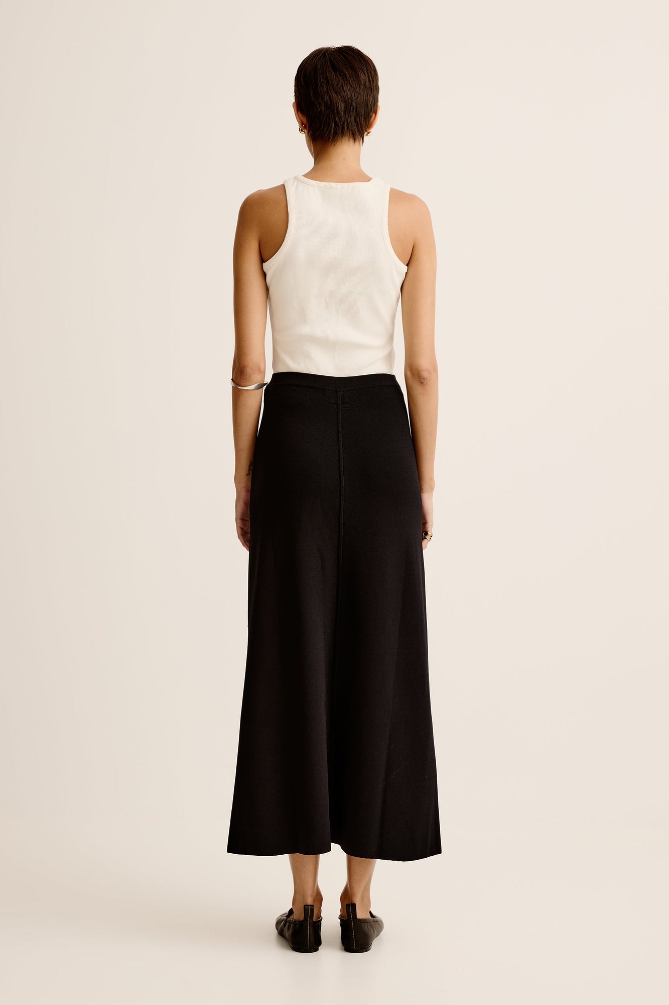 Obie Knit Skirt | Black