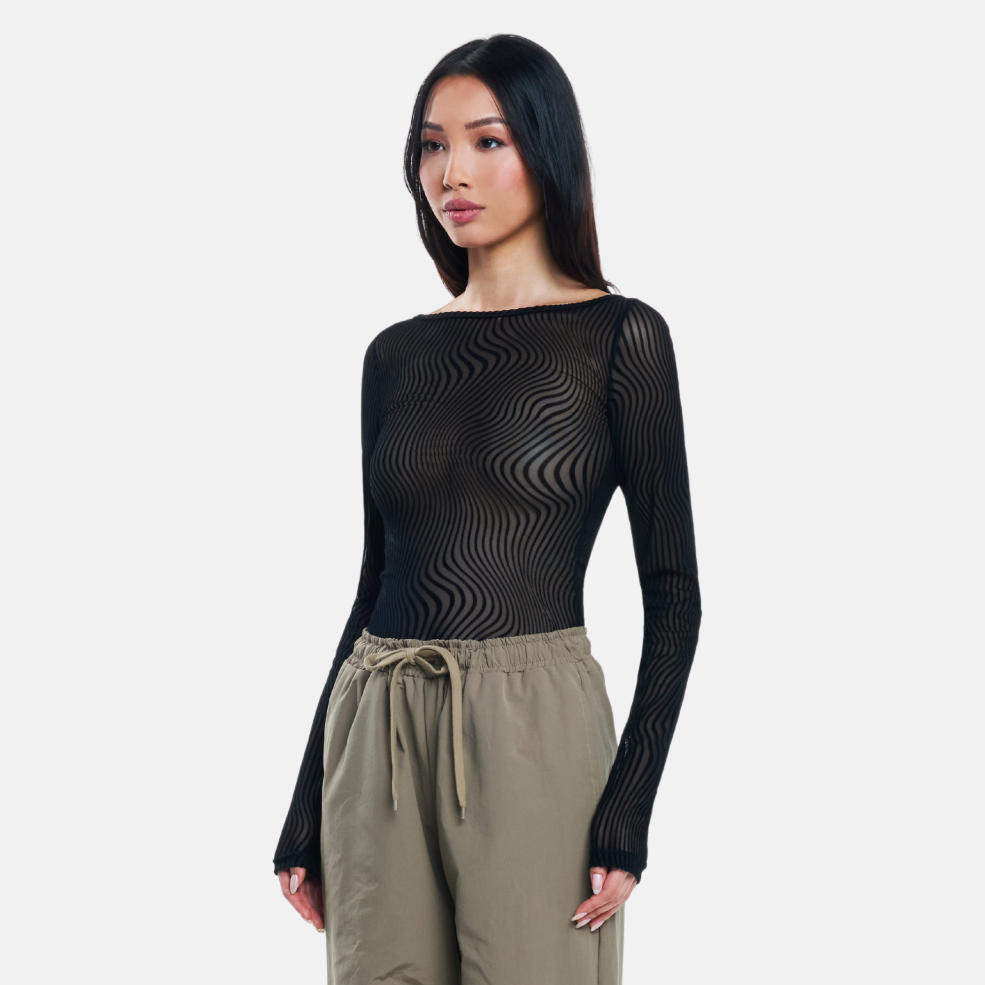 OW Collection EVA Blouse Blouse 121 - Black