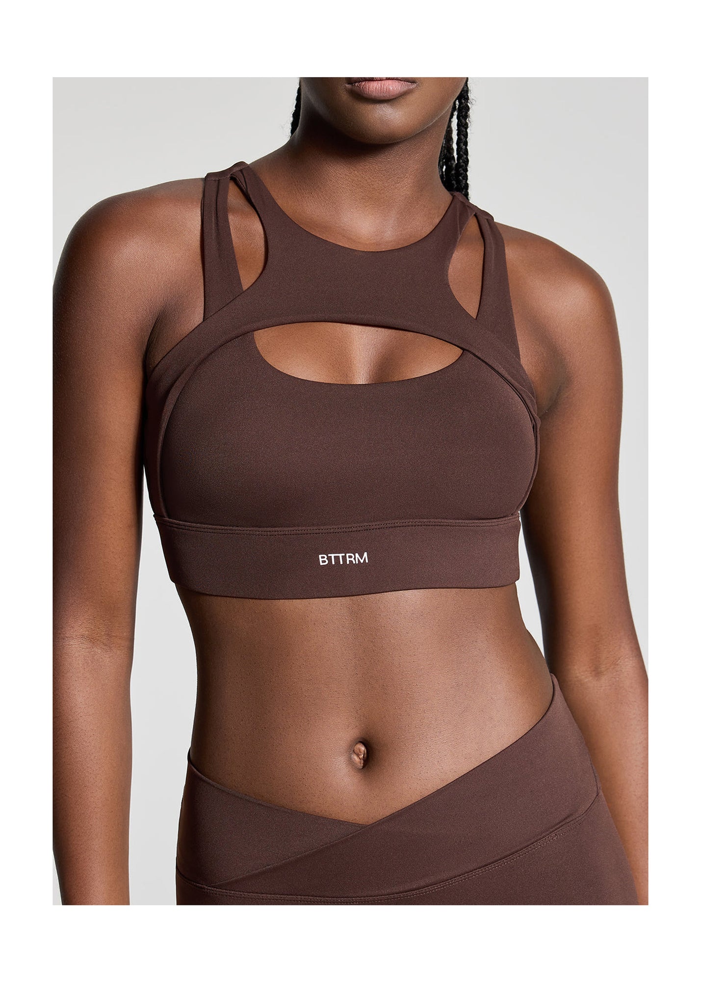 Elegance Cutout Top | Chocolate