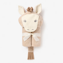 Unisex | Pony Hooded Baby Bath Wrap | Taupe