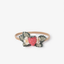Girls | Strawberry Felt Baby Headband | Multi