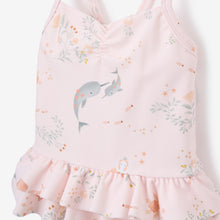 Girls | Pink Sea Magic Baby Ruffle Swimsuit | Pink