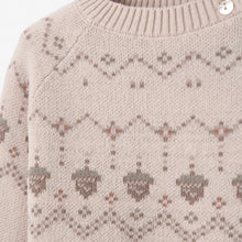 Unisex | Acorn Fairisle Jumpsuit + Hat Set 2pc | Taupe