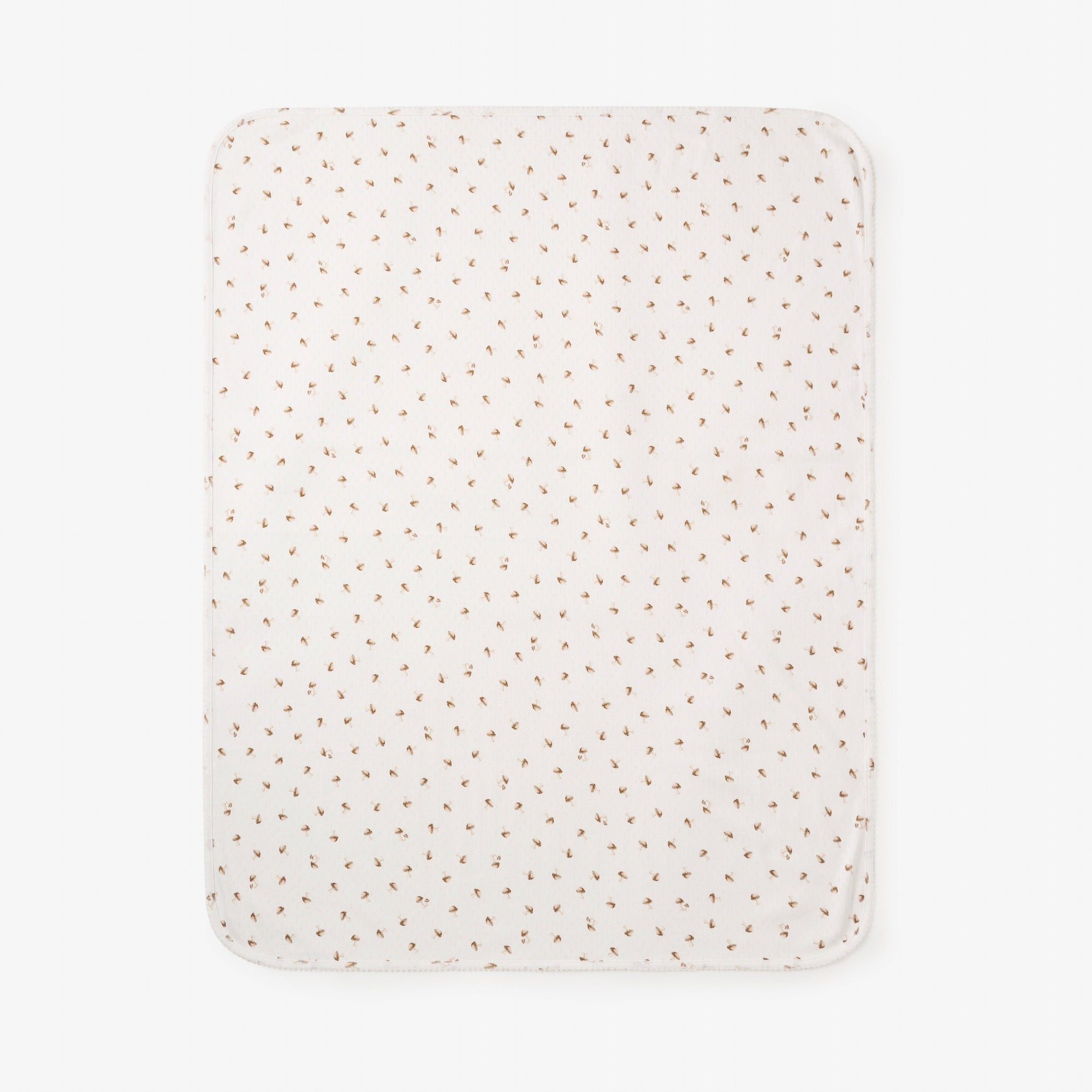 Girls | Forest Forager Organic Cotton Pointelle Baby Blanket | White
