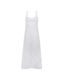 Eleni Long Dress | Off White