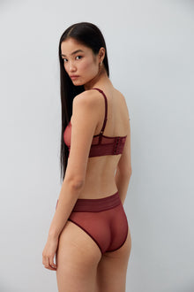 Bare Soft Plunge Bra | Bloodstone