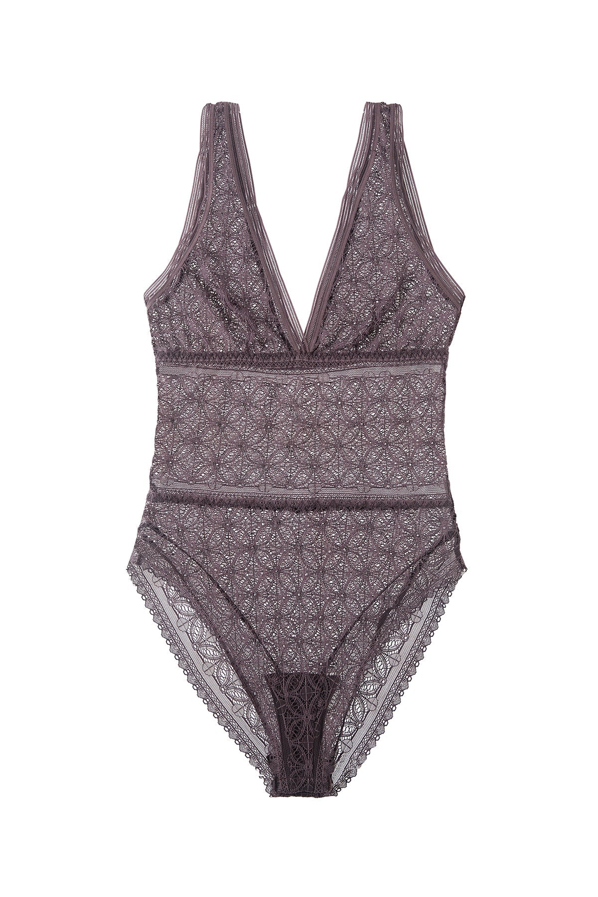 Chloe Soft Cup Bodysuit | Dark Prune