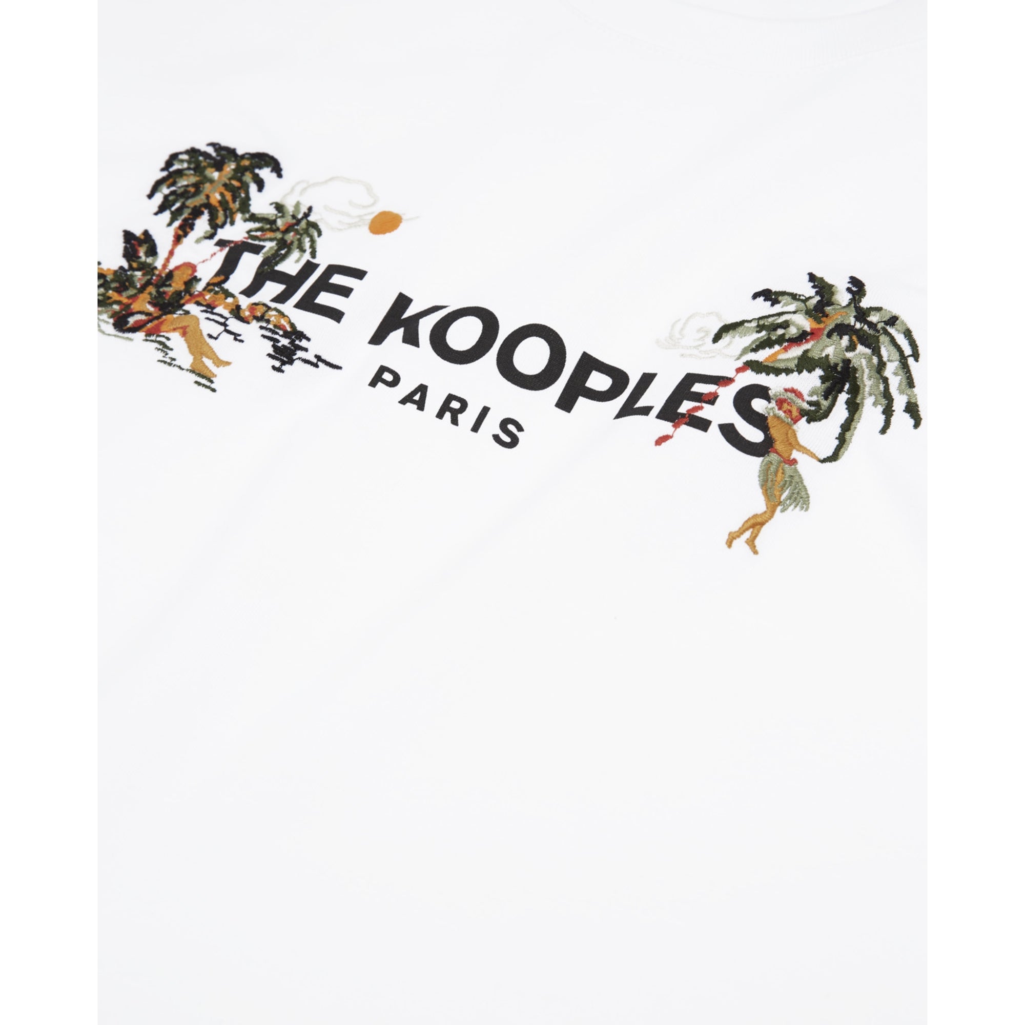 Embroidered T-Shirt With The Kooples Logo | Women | White