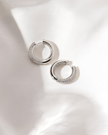 The Reversible Amalfi Hoops - Silver | Plated Silver