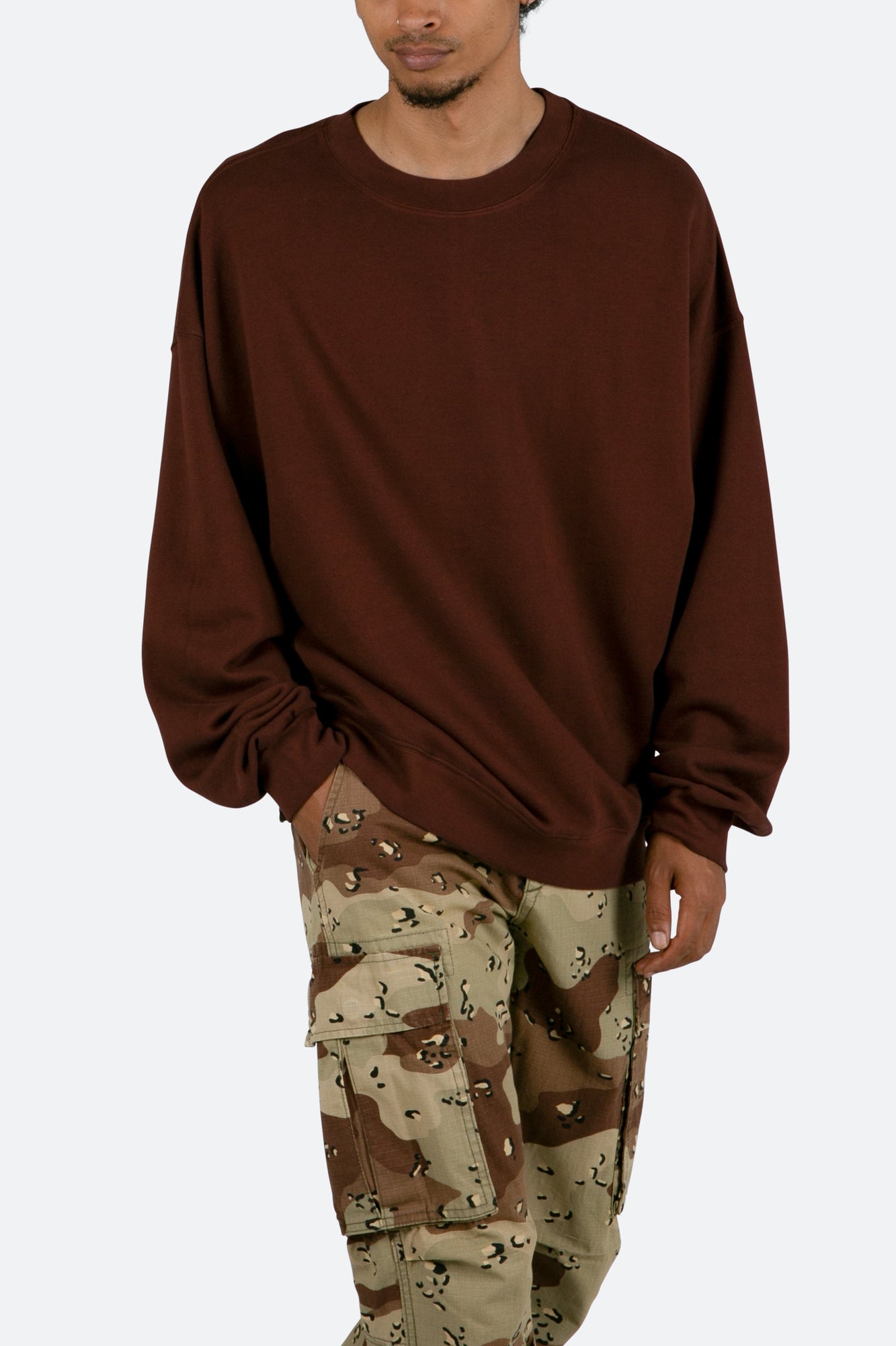 Every Day Crewneck | Brown