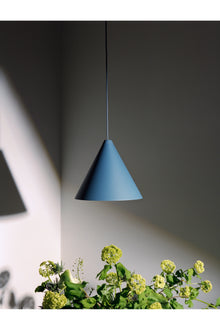 String Light Cone Suspension 22m App | Blue