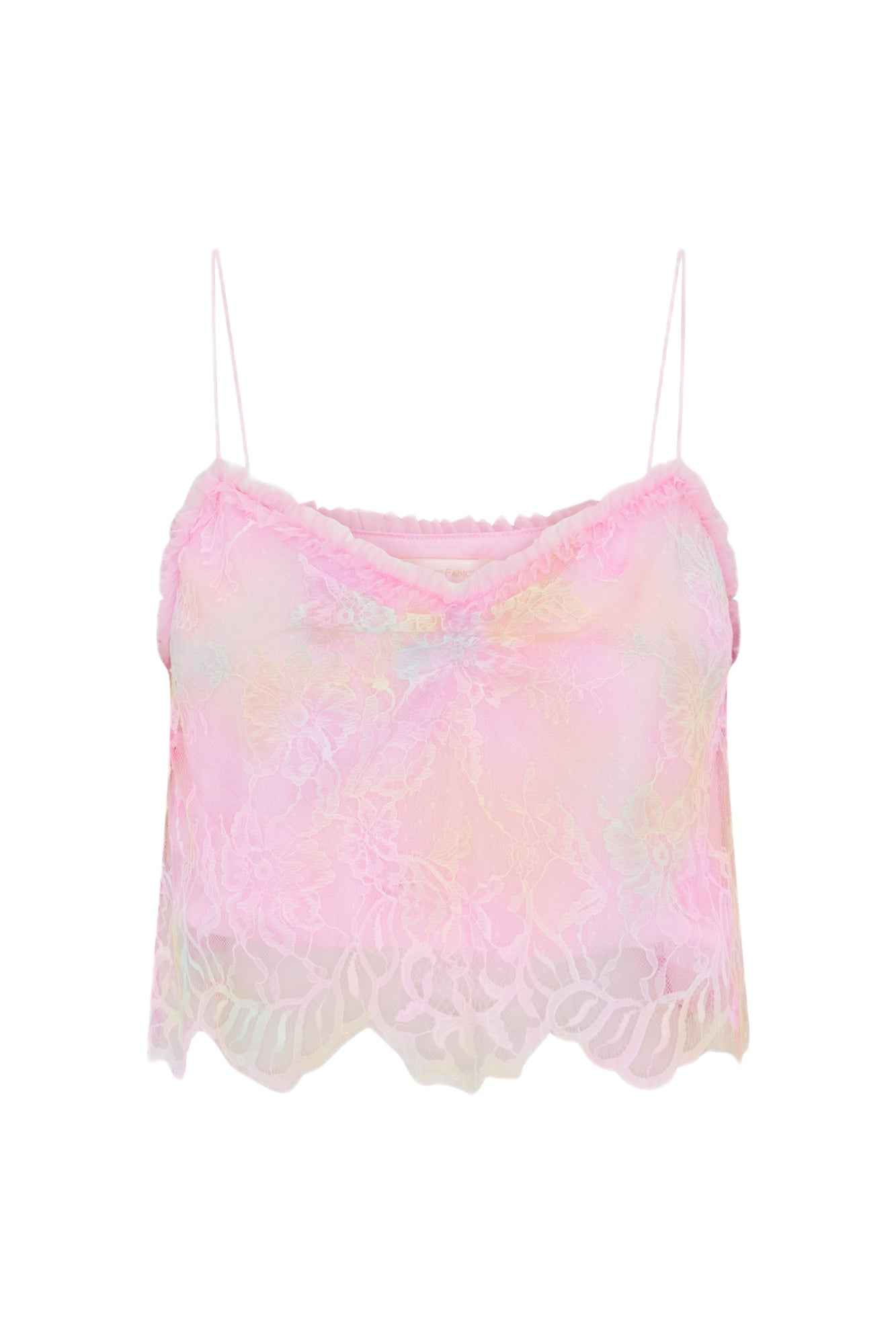 Ferni Tie-Dye Lace Cami Top | Rainbow Sprinkles