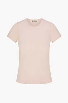 FITTED CREWNECK SHORT SLEEVE T-SHIRT - ETERNE