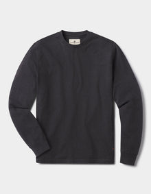 Men | Lennox Jersey Long Sleeve Tee | Heather Charcoal