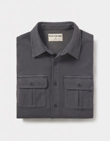 Men | Comfort Terry Shirt Jacket | Steel