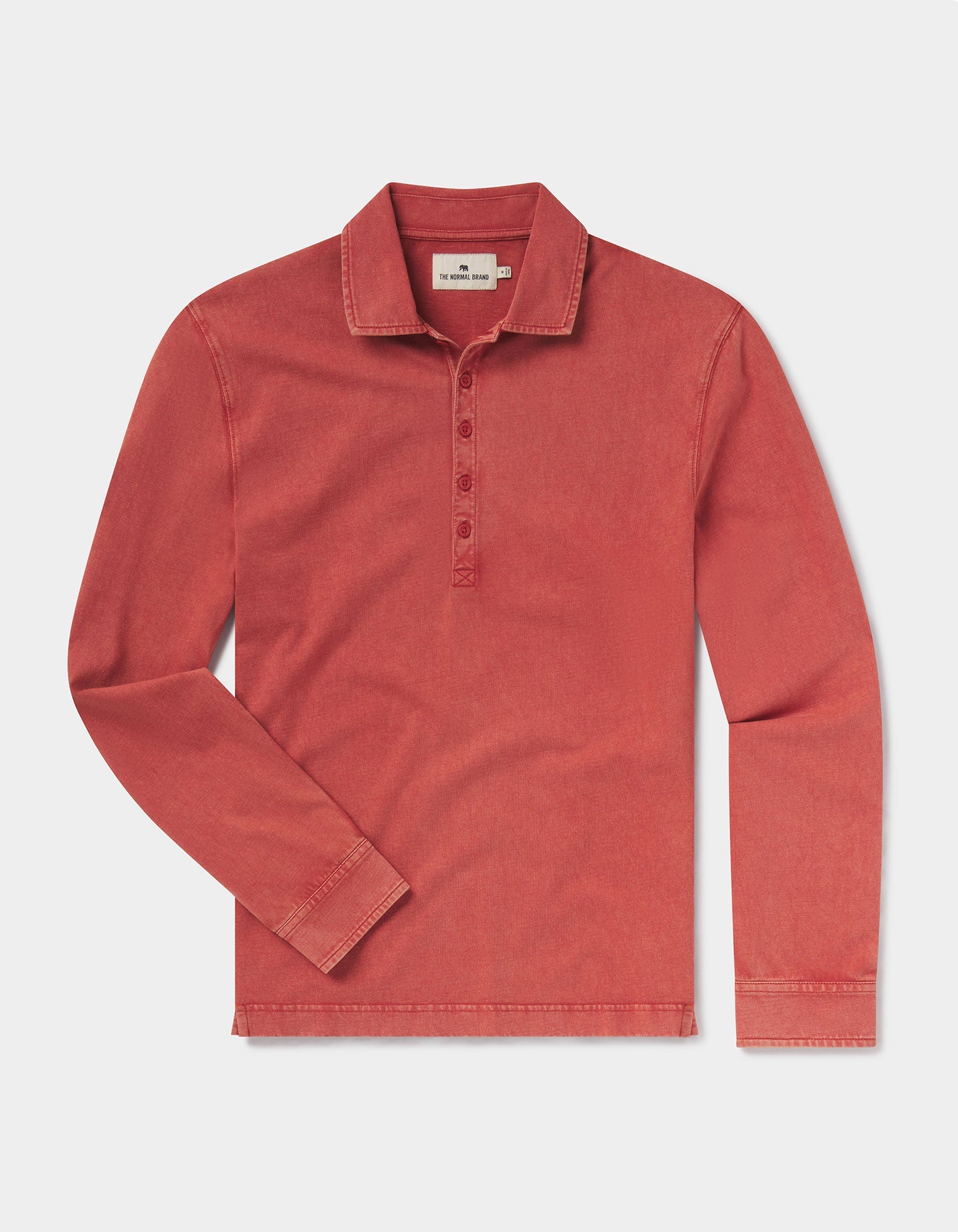 Men | Lennox Jersey Polo | Scarlet