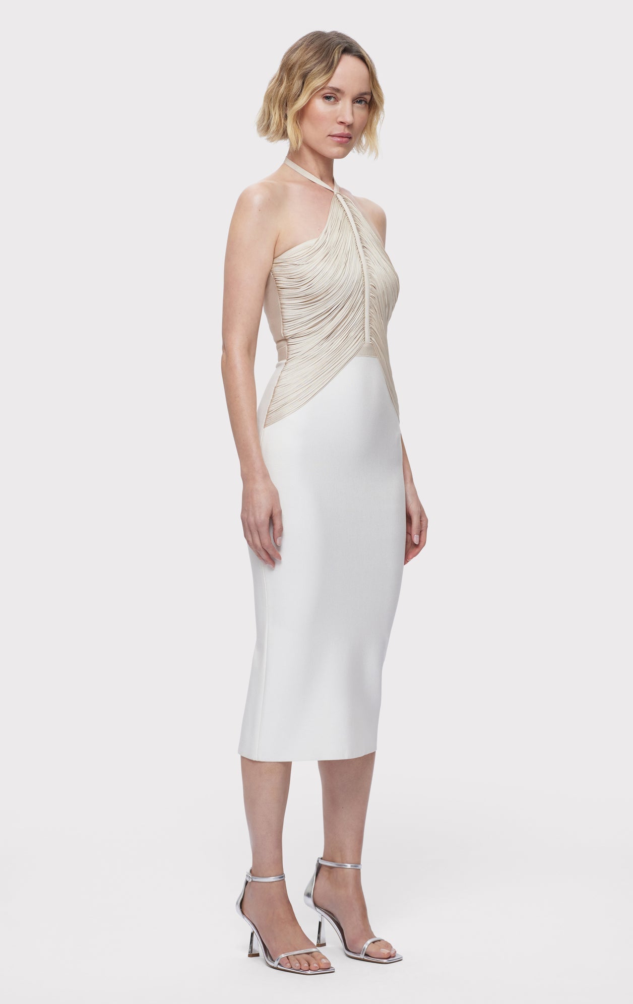 The Addison Dress | Chalk Alabaster