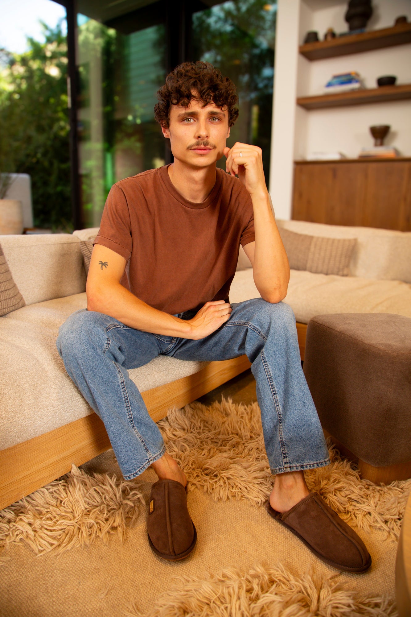 MENS CLOSED MULE BURNT - Australia Luxe Collective