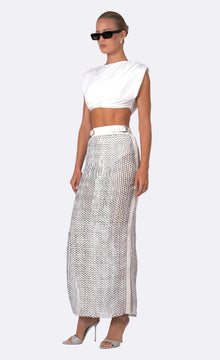 Faye Skirt | White