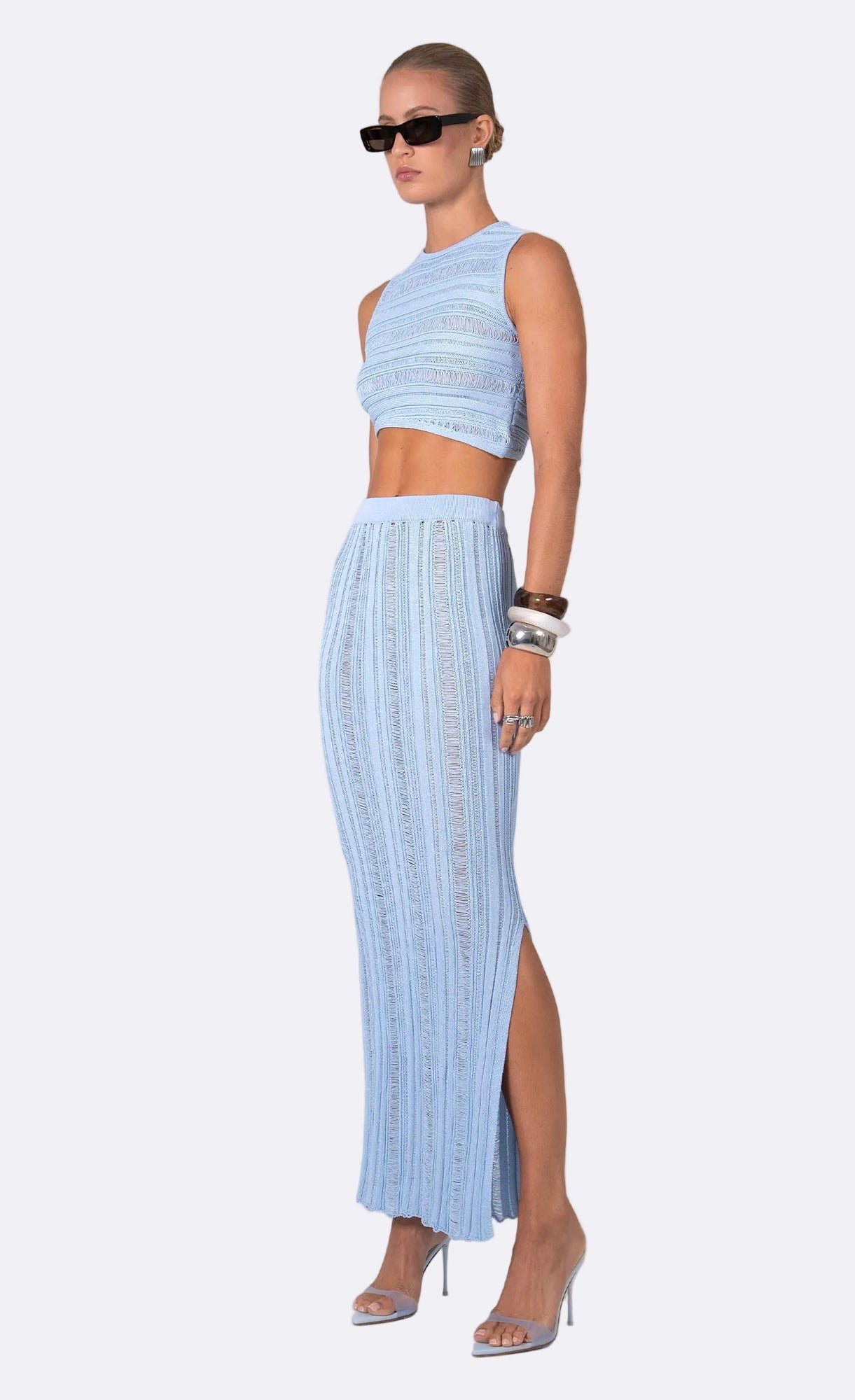 Jasmine Crop | Baby Blue