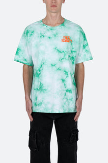 Face Reality Tee | Green x White