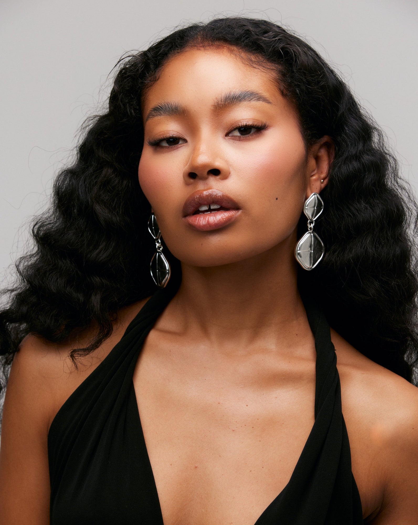 Alma Clip-On Earrings | Silver-Plated on Brass