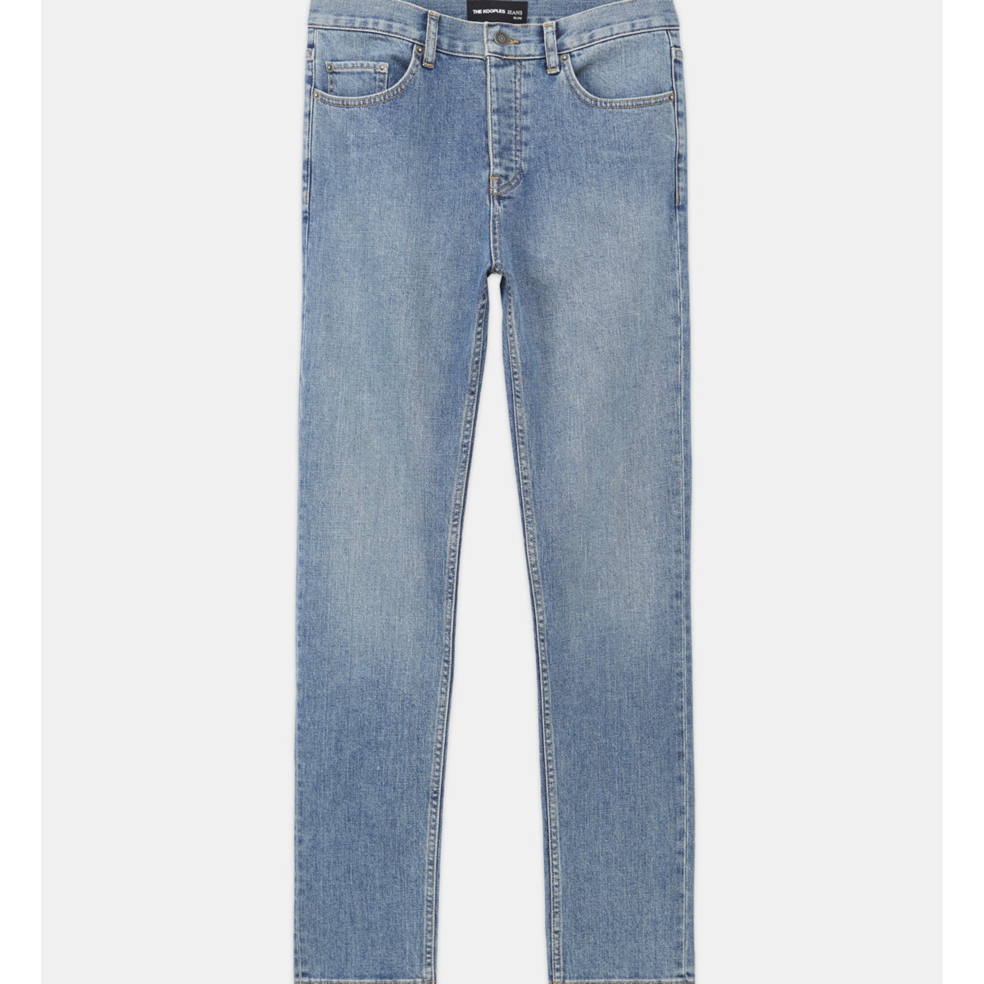 Faded Slim-Fit Jeans | Men | Blue Washed