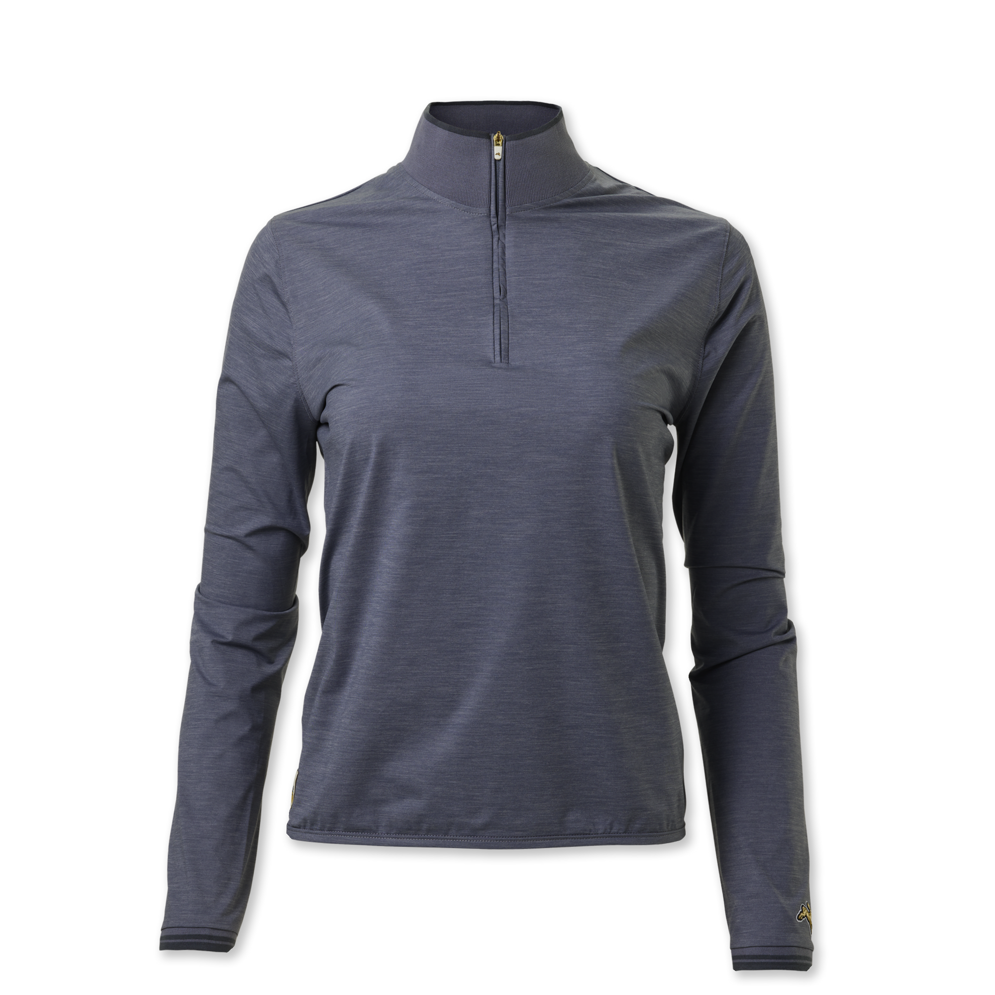 Session Quarter Zip | Stone Gray - Women