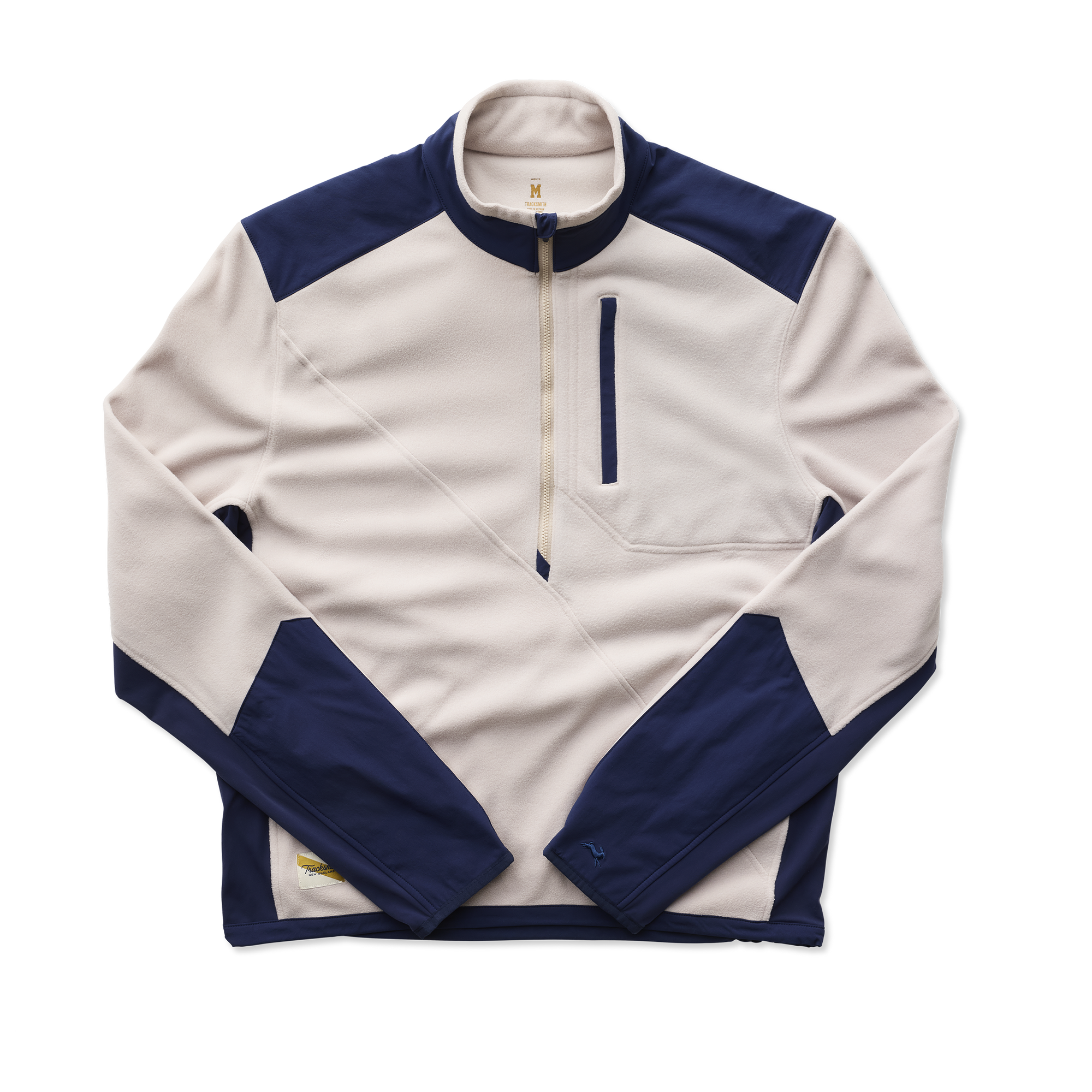 Mens | Franklin Quarter Zip Fleece | Chateau Gray