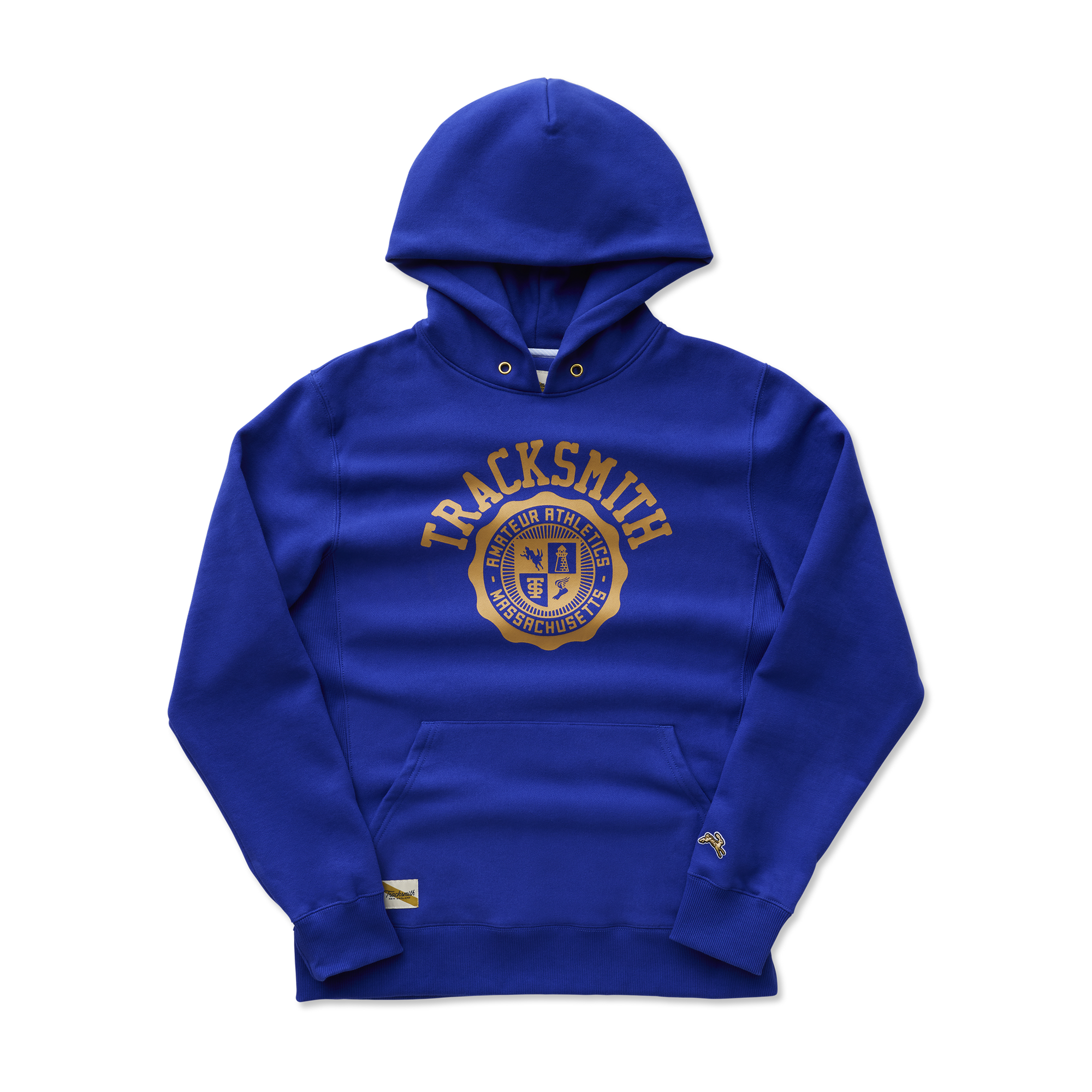 Mens | Trackhouse Sweatshirt - Crest | Bluing/Honey Gold