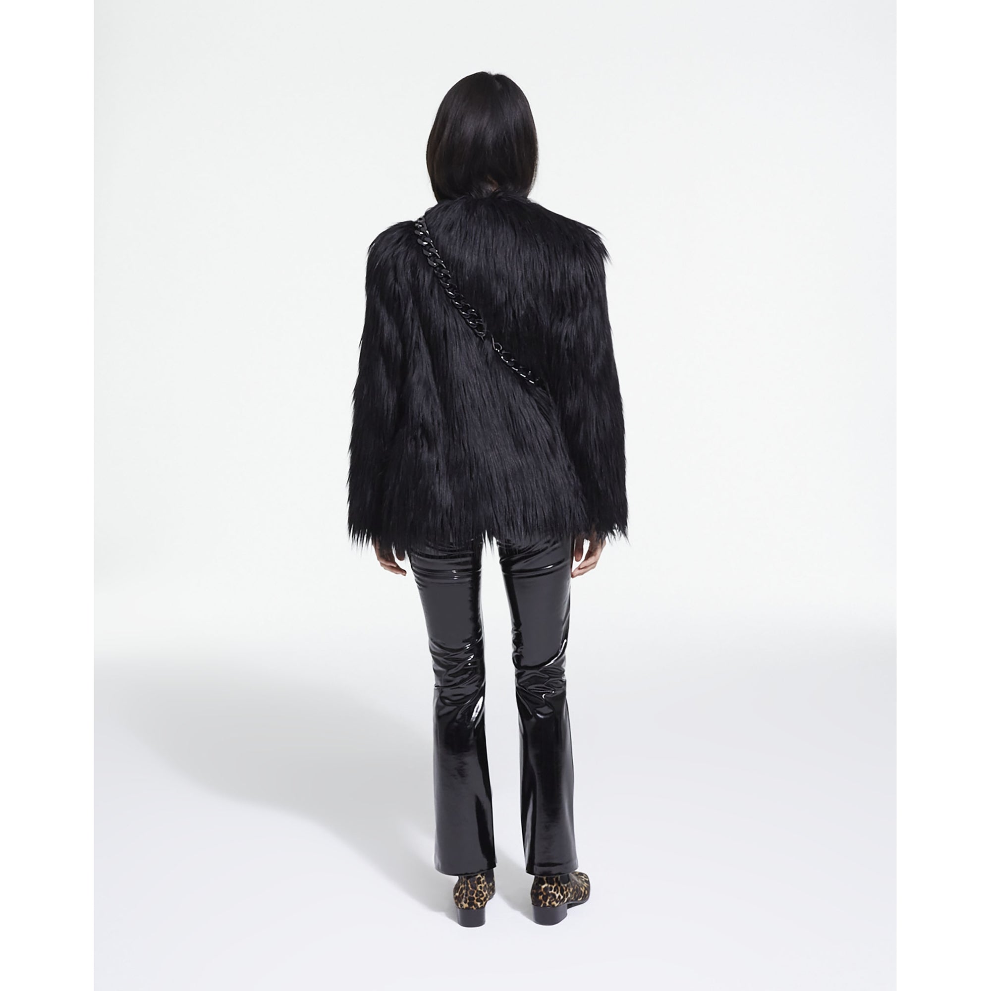 Faux Fur Coat | Women | Black