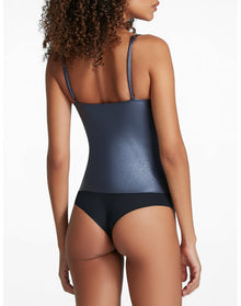 Faux Leather Cami Bodysuit | Galaxy
