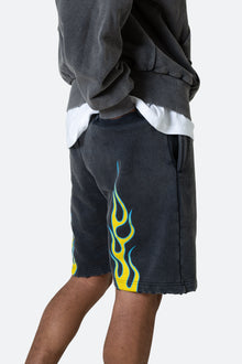 Flame Shorts | Black