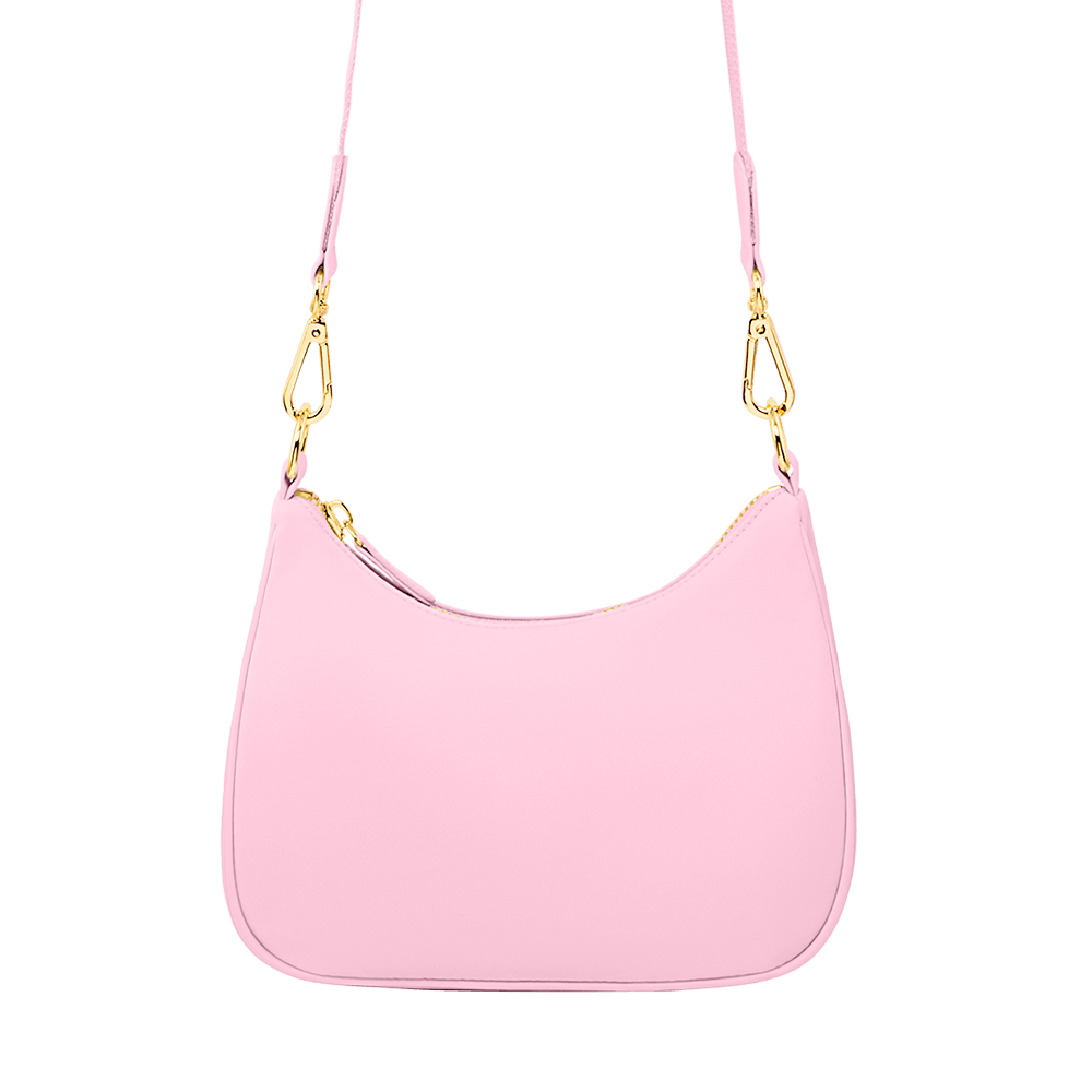 Curved Crossbody Bag | Flamingo