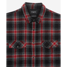 Flannel Shirt | Men | Burgundy Checks