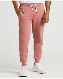 Fleece French Terry Joggers | Rose